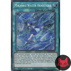 Yugioh Mikanko Water Arabesque MP24-EN136 Secret Rare 1st Edition NM - Image 1