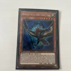 Yu-Gi-Oh! Advanced Crystal Beast Cobalt Eagle - BLCR-EN015 - Secret Rare 1st Ed - Image 1