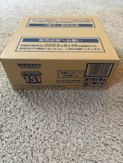 Pokemon Card 151 Booster Box Case (12 Box) sv2a Japanese NEW U.S. Seller - Image 1