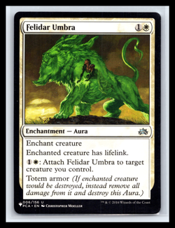 MTG Felidar Umbra #6 The List Mystery Regular Uncommon Magic Card TCG CCG NM - Image 1