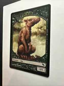 Rat Token Shadowmoor Regular 2008 Magic: The Gathering Card NM - Image 5