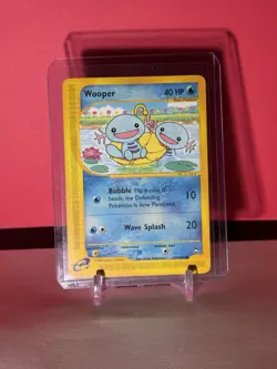 LIGHTLY PLAYED (LP) / NM Wooper 117/147 Aquapolis Non-Holo Pokemon Card 2002 - Image 1