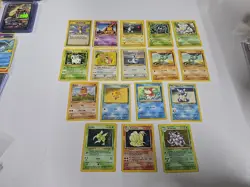 Lot Of 17 Vintage Base Set 2 Wotc Pokemon Cards Ninetales Scyther Nidoking - Image 1