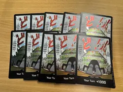 10x OP03 Sanji Foil One Piece Card Game TCG English - Image 1