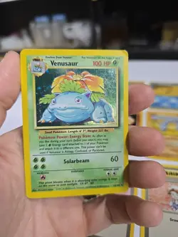 Lot Of 17 Vintage Base Set Wotc Pokemon Cards Venusaur Gyarados - Image 2