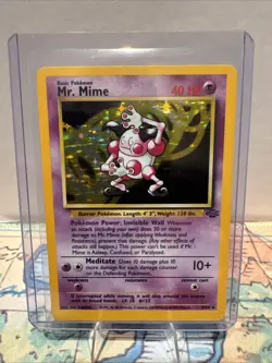 Mr. Mime - Pokemon Trading Card Game Base Set 1999 #6/102 Holo Rare - Image 1