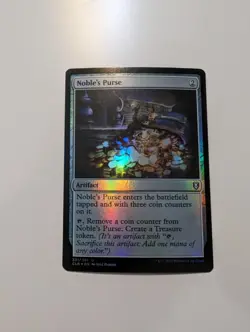 MTG - Noble's Purse (Foil) - Baldur's Gate NM/M Condition - Image 1