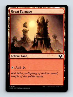 #161 2025 Edge of Eternities Commander Great Furnace Common - Image 1