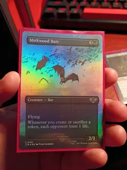 1 x Mirkwood Bats - Foil - Borderless - The Lord of the Rings: Tales of Middle-E - Image 1