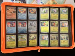 Pokemon SV: 151 Master Base Set w/ Promos & Vault X Neon Orange Binder NM/MINT - Image 3