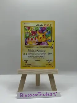 Pokemon TCG Birthday Pikachu 24/53 Holo Celebrations Classic Collection - NM - Image 2