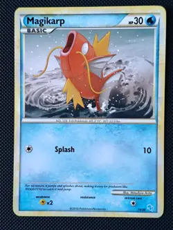 Pokemon Magikarp 19/30 HGSS Trainer Kit: Gyarados & Raichu Non Holo Promo - Image 2