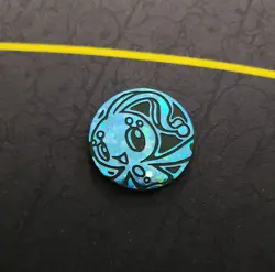 Pokemon TCG - Manaphy Standard Coin - Bubble Blue - Image 1
