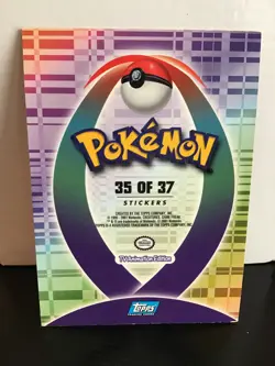Topps Pokemon TV Animation Edition 35 of 37 Stickers 247 Pupitar - Image 2