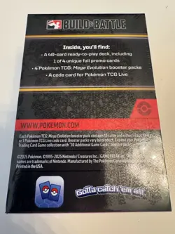 POKEMON TCG MEGA EVOLUTION BUILD AND BATTLE BOX FACTORY SEALED - Image 2
