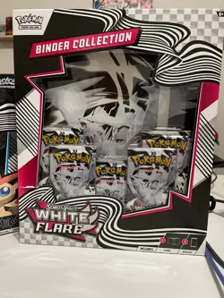 Pokemon TCG: Scarlet & Violet - White Flare Binder Collection Brand New Sealed - Image 1