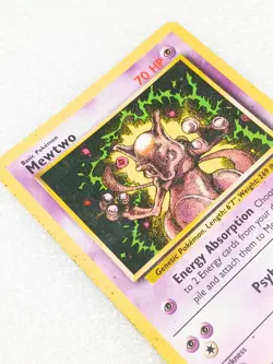 Pokemon Mewtwo 14/102 - Base Set Rare Non-Holo - WOTC 1999 -MP/LP - Image 2