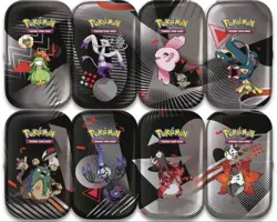 Pokemon TCG Black Bolt & White Flare Unova Mini Tins X8 - Full Set - Image 2