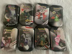 Pokemon TCG Black Bolt & White Flare Unova Mini Tins X8 - Full Set - Image 3