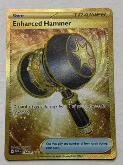 Pokemon Twilight Masquerade Enhanced Hammer 224/167 Gold Hyper Rare NM - Image 1