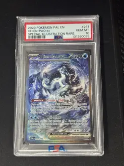 Pokemon TCG Chien-Pao ex 261/193 Sv02: Paldea Evolved Holo PSA 10 - Image 1