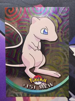 2000 Pokemon Topps TV Animation Series 3 Mew HOLO Foil Blue Label #151 - Image 1