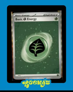 POKEMON SCARLET VIOLET 151 BASIC GRASS/LEAF ENERGY COSMOS HOLO SVE EN 001 - Image 1