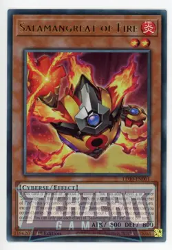 Yugioh Salamangreat Of Fire LD10-EN001 Ultra Rare 1st Edition NM/LP - Image 1