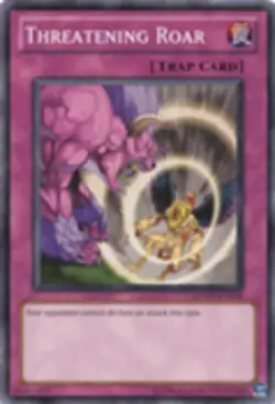 Yugioh! LP Threatening Roar - DEM1-EN018 - Common Lightly Played, English - Image 1