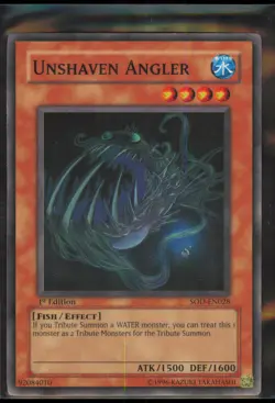 YuGiOh Unshaven Angler SOD-EN028 Soul of the Duelist Common 1st Ed NM - Image 1