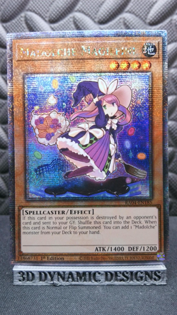 | Yugioh Madolche Magileine RA04-EN185 1st Quarter Century Secret RARE NM/M | - Image 1