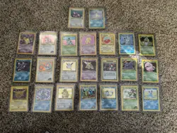 Vintage Pokemon Lot 23 Cards (Condition Varies) - Image 1