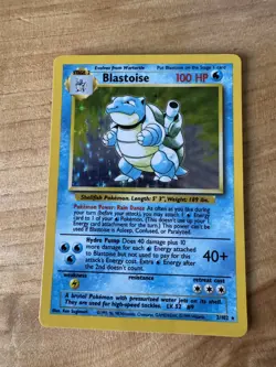 Blastoise 002/130 Base Set 2 Holo 2000 Vintage Pokemon Card LP - Image 1