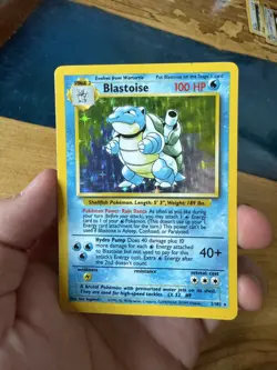 Blastoise 002/130 Base Set 2 Holo 2000 Vintage Pokemon Card LP - Image 3