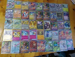 Pokemon TCG Card Lot of 45 Pokemon Cards ONLY GX/V/VMAX/EX Gholdengo Rare - Image 1