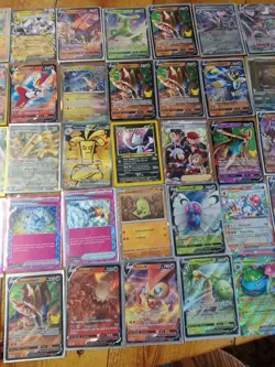 Pokemon TCG Card Lot of 45 Pokemon Cards ONLY GX/V/VMAX/EX Gholdengo Rare - Image 3