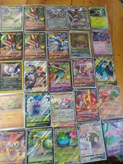 Pokemon TCG Card Lot of 45 Pokemon Cards ONLY GX/V/VMAX/EX Gholdengo Rare - Image 4