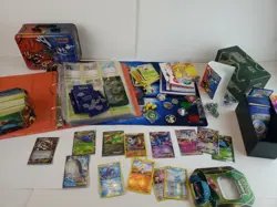 Official Pokemon TCG Lot of cards-playing mat-storage containers Free shipping! - Image 1