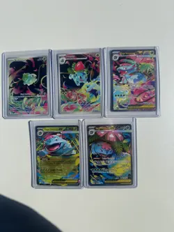 Pokemon Cards Mega Brave Venusaur Bulbasaur Ivysaur SAR SR AR 5 set 177/132 M1L - Image 1