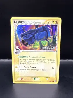 Pokemon - Beldum Stamped Holo - 59/113 - EX Delta Species - Reverse Card - Image 3