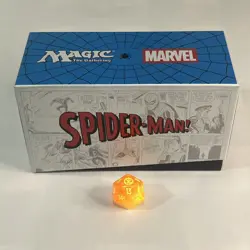 MTG Magic Spiderman EMPTY Foil Gift Box Card Storage Spin Down Die Collectible - Image 1