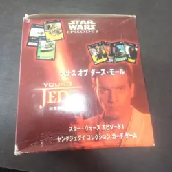 TOMY Star Wars EP1 cards 1 box of 30 Menace of Darth Maul Young Jedi Unopened - Image 3