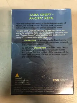 1999 LARA CROFT TOMB RAIDER PACIFIC PERIL QUEST COLLECTIBLE CARD GAME SEALED BOX - Image 2