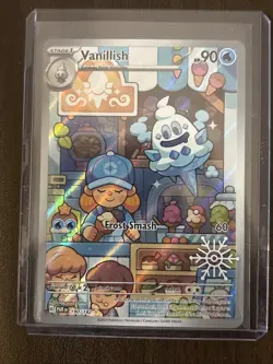 Pokemon TCG Vanillish Paradox Rift 190/182 Holo Illustration Rare Card - Image 1
