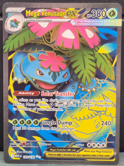 Mega Venusaur ex Ultra Rare 155/132 Mega Evolution Pokemon TCG Near Mint Card NM - Image 1