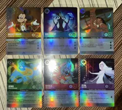 Disney Lorcana Disney 100 Gift Set Promo Alt Art Cards Rise of the Floodborn - Image 1