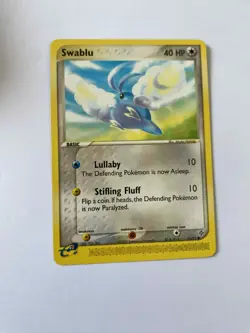 Swablu 75/97 Pokemon Card Genuine EX Dragon E-Reader Non Holo - Image 1