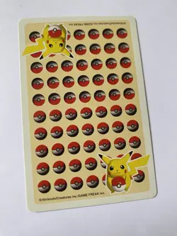 Pokemon Stadium Yellow Slowpoke Joker 3D Playing Cards NM - Image 2