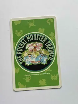 Magneton 5 of Diamonds Pokemon Poker Venusaur Green Deck Playing Card 1996 - Image 2