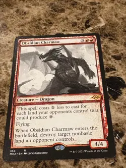OBSIDIAN CHARMAW Magic the Gathering MTG Modern Horizons 2 Showcase - Image 1